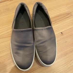 Vince Silver Slip-on tennis